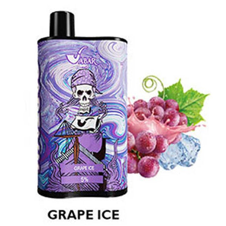 Grape Ice Vabar Captain Disposable Vape - Vape UAE