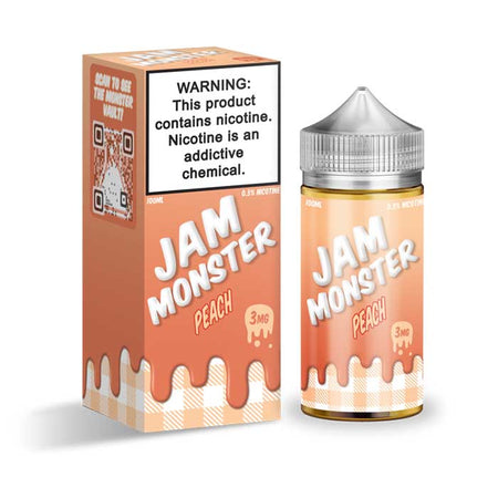Peach - Jam Monster - 100mL - Apes Vapes UAE