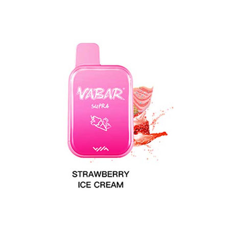 Strawberry Ice Cream Aloe Passion Fruit Vabar Supra Rechargeable Disposable
