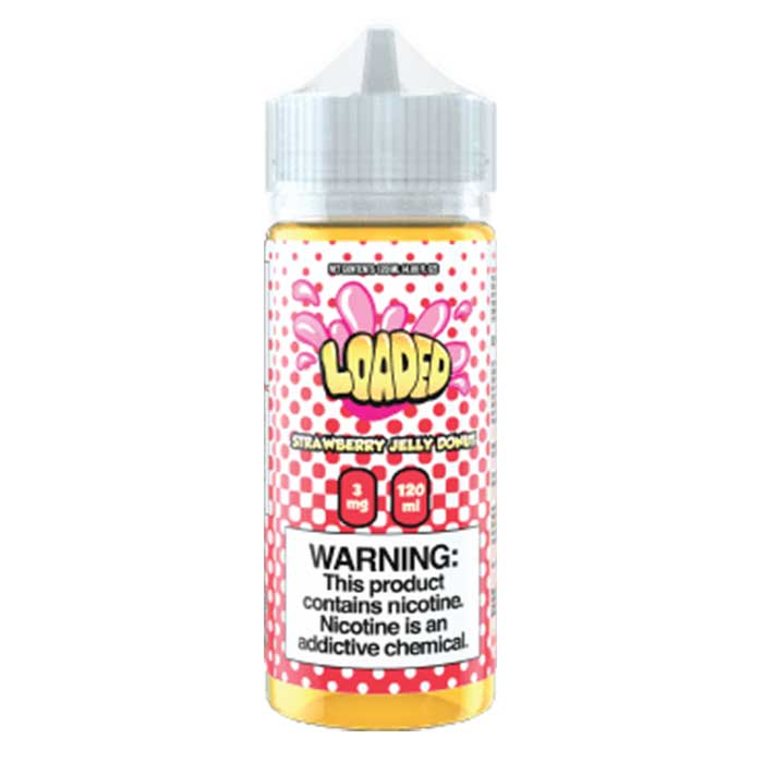 Strawberry Jelly Donut E-Juice - Loaded - 120ML - Apes Vapes UAE