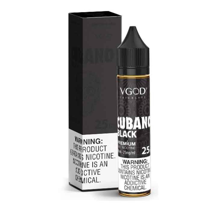 VGOD Cubano Black SaltNic - 30mL  - Apes Vapes UAE