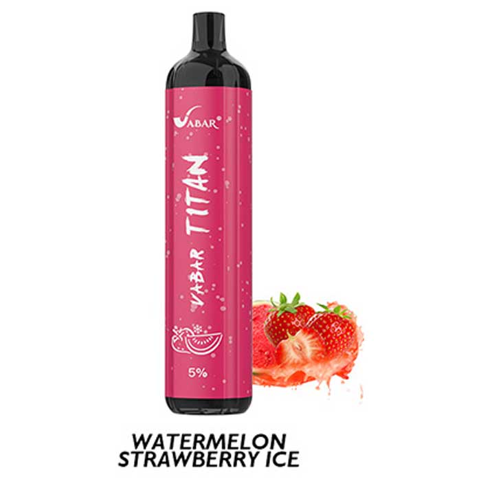 Watermelon Strawberry Ice Vabar TITAN Disposable Vape - 5000 Puffs - Vapors UAE